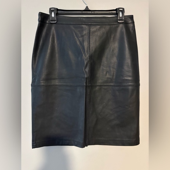 VILA Dresses & Skirts - VILA Black Leather Pencil Skirt